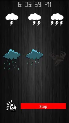 Thunder Storm Sounds android App screenshot 3